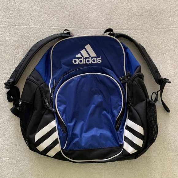 Adidas Soccer Backpack Bag! Nice blue! Large!